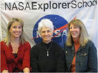 From left to right, CREC teachers Sheri Raffalo, Grade 2; Donna Rand, Science; and Terry Wilson, Grade 5.